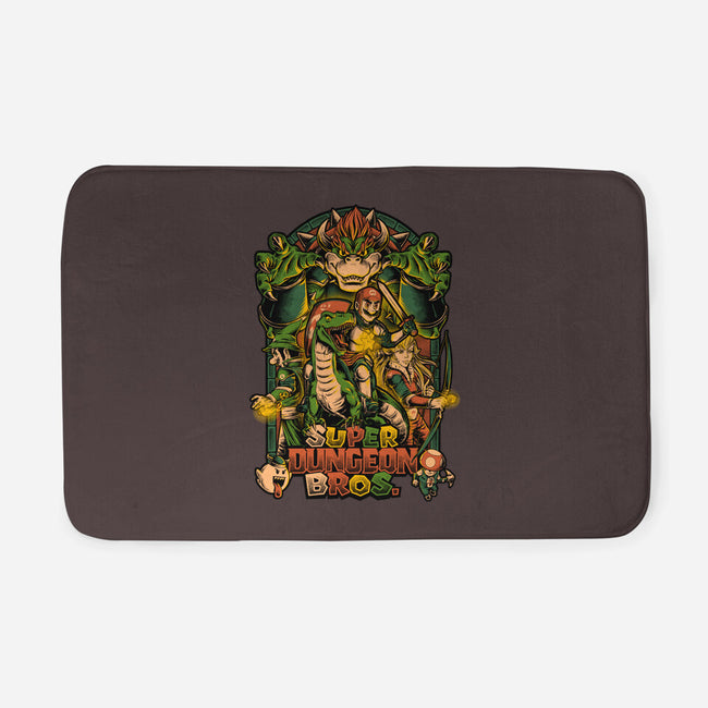 Super Dungeon Bros-none memory foam bath mat-Studio Mootant