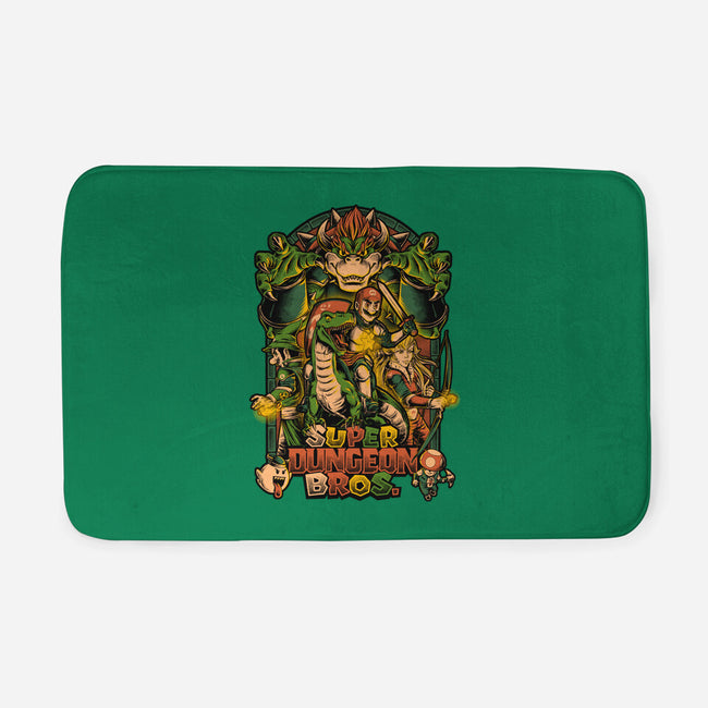 Super Dungeon Bros-none memory foam bath mat-Studio Mootant