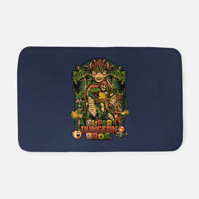 Super Dungeon Bros-none memory foam bath mat-Studio Mootant