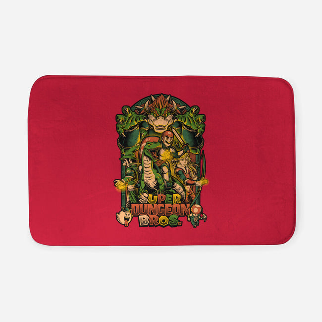 Super Dungeon Bros-none memory foam bath mat-Studio Mootant