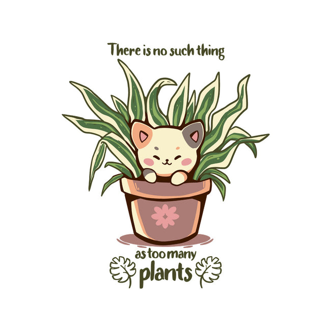 No Such Thing As Too Many Plants-womens v-neck tee-TechraNova