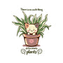 No Such Thing As Too Many Plants-womens v-neck tee-TechraNova