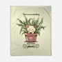 No Such Thing As Too Many Plants-none fleece blanket-TechraNova