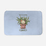 No Such Thing As Too Many Plants-none memory foam bath mat-TechraNova