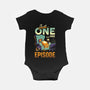Chonky TV Addict-baby basic onesie-Snouleaf