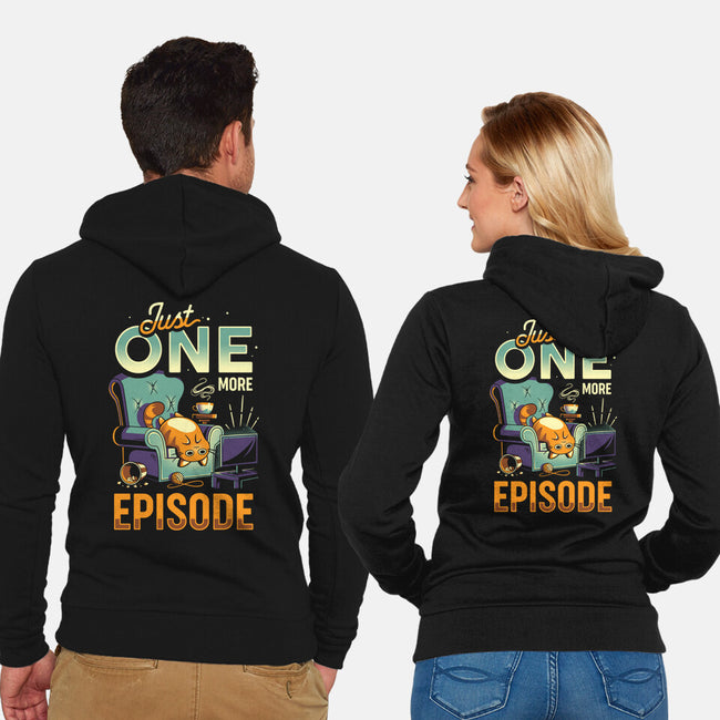 Chonky TV Addict-unisex zip-up sweatshirt-Snouleaf