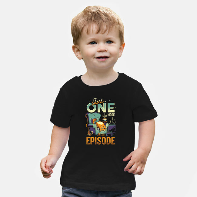Chonky TV Addict-baby basic tee-Snouleaf