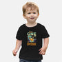Chonky TV Addict-baby basic tee-Snouleaf