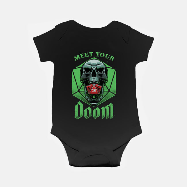 Meet Your Doom-baby basic onesie-Studio Mootant