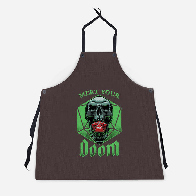 Meet Your Doom-unisex kitchen apron-Studio Mootant