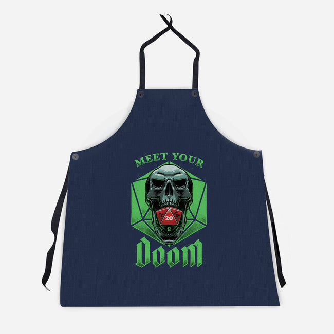 Meet Your Doom-unisex kitchen apron-Studio Mootant