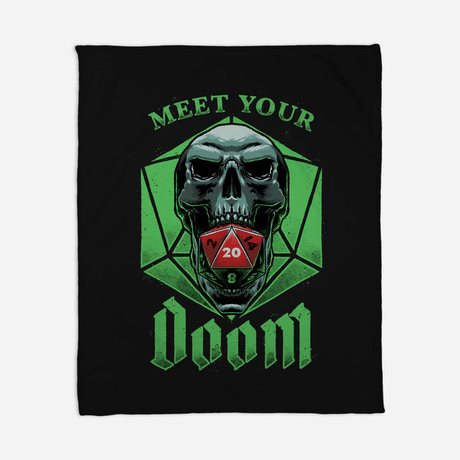 Meet Your Doom-none fleece blanket-Studio Mootant