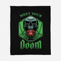 Meet Your Doom-none fleece blanket-Studio Mootant