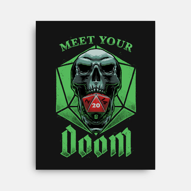 Meet Your Doom-none stretched canvas-Studio Mootant