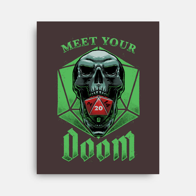 Meet Your Doom-none stretched canvas-Studio Mootant