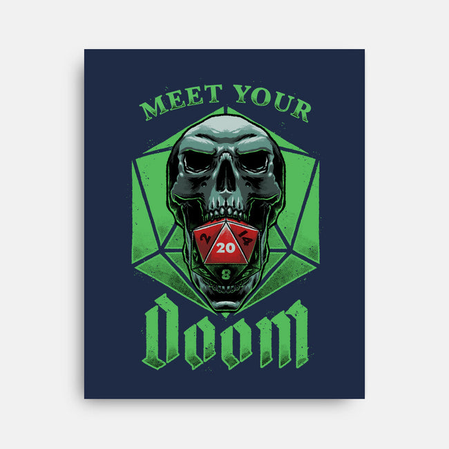 Meet Your Doom-none stretched canvas-Studio Mootant