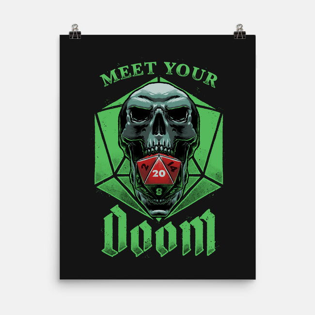Meet Your Doom-none matte poster-Studio Mootant