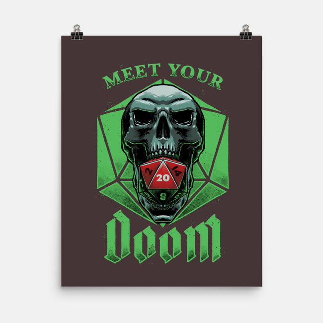 Meet Your Doom-none matte poster-Studio Mootant