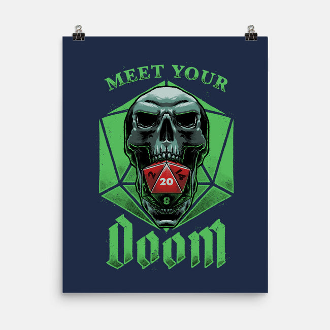 Meet Your Doom-none matte poster-Studio Mootant