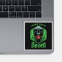 Meet Your Doom-none glossy sticker-Studio Mootant