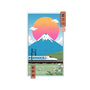 Shinkansen In Mt. Fuji-unisex zip-up sweatshirt-vp021
