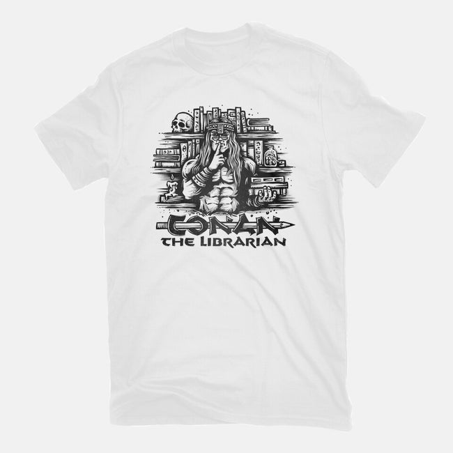 Conan The Librarian-mens basic tee-kg07