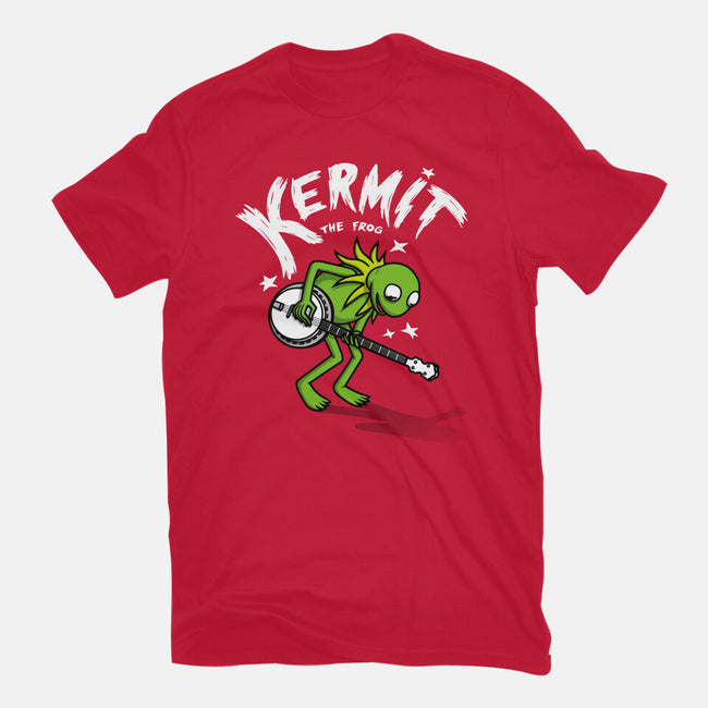 Banjoist Frog-unisex basic tee-Raffiti