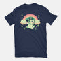 Shamrock Kitty-unisex basic tee-TechraNova