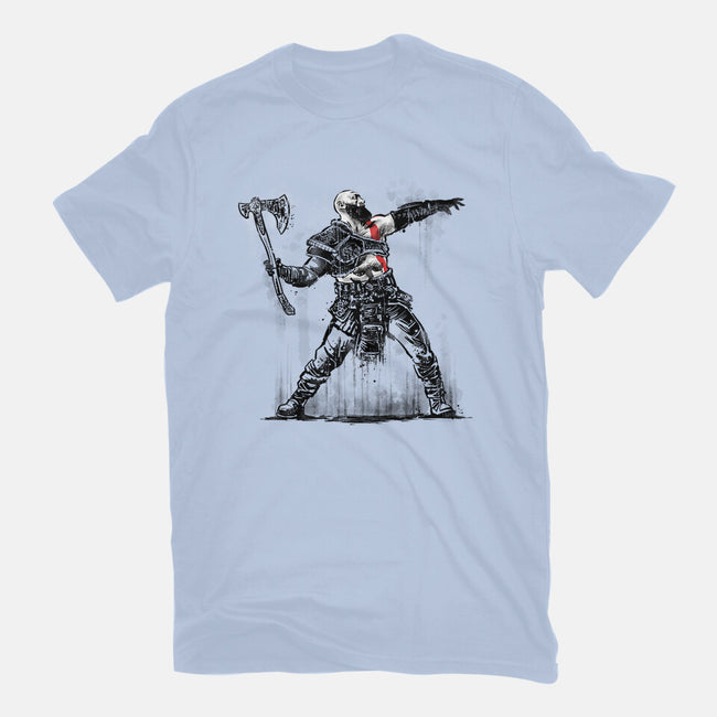 God Throwing Axe-womens basic tee-zascanauta