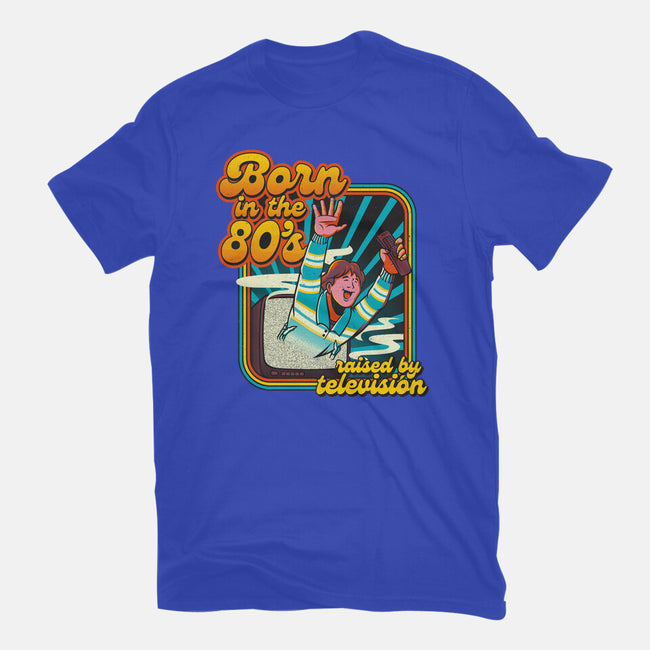 Raised By Television-womens basic tee-tobefonseca