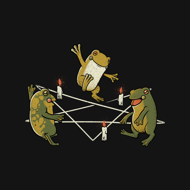 Dancing Frog-none stretched canvas-tobefonseca