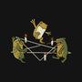 Dancing Frog-none stretched canvas-tobefonseca