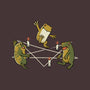 Dancing Frog-none stretched canvas-tobefonseca