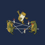 Dancing Frog-none stretched canvas-tobefonseca