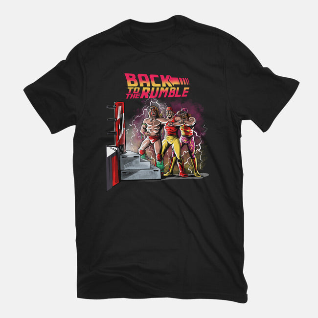 Back To The Rumble-youth basic tee-zascanauta