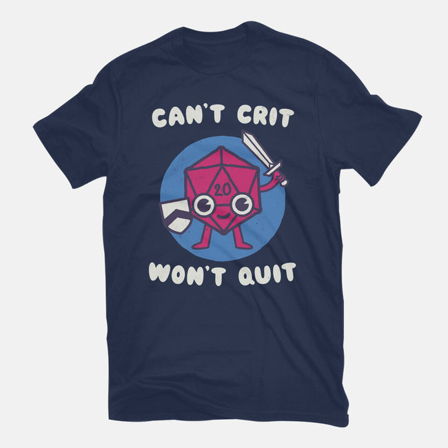 Can't Crit Won't Crit-unisex basic tee-Weird & Punderful