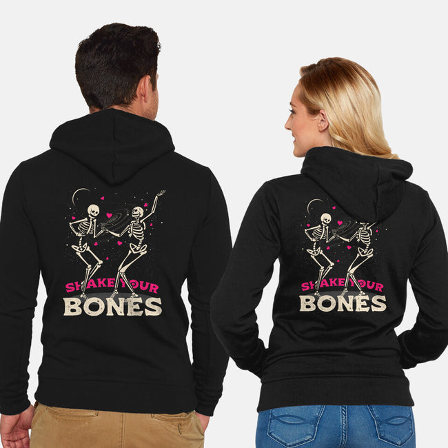 Shake Your Bones-unisex zip-up sweatshirt-constantine2454