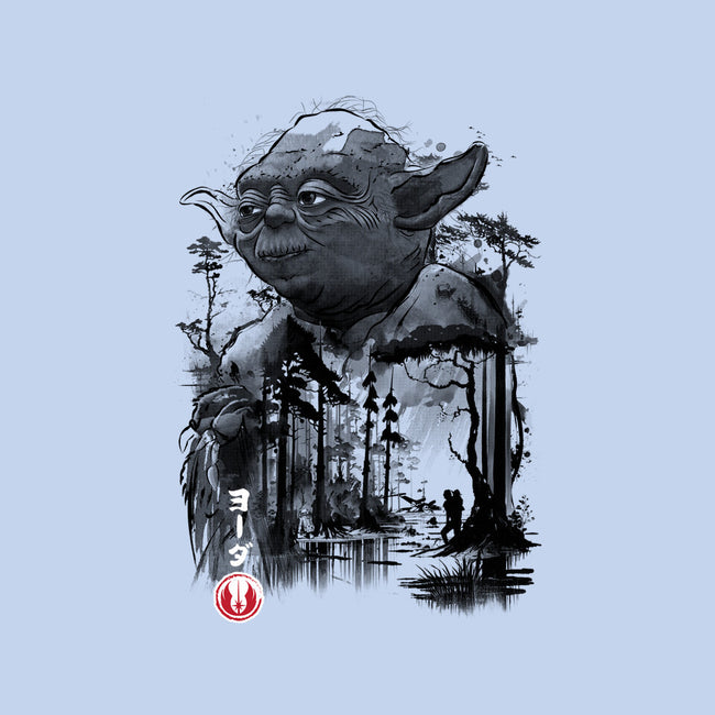 The Master In The Swamp Sumi-e-none basic tote bag-DrMonekers