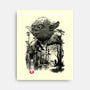The Master In The Swamp Sumi-e-none stretched canvas-DrMonekers