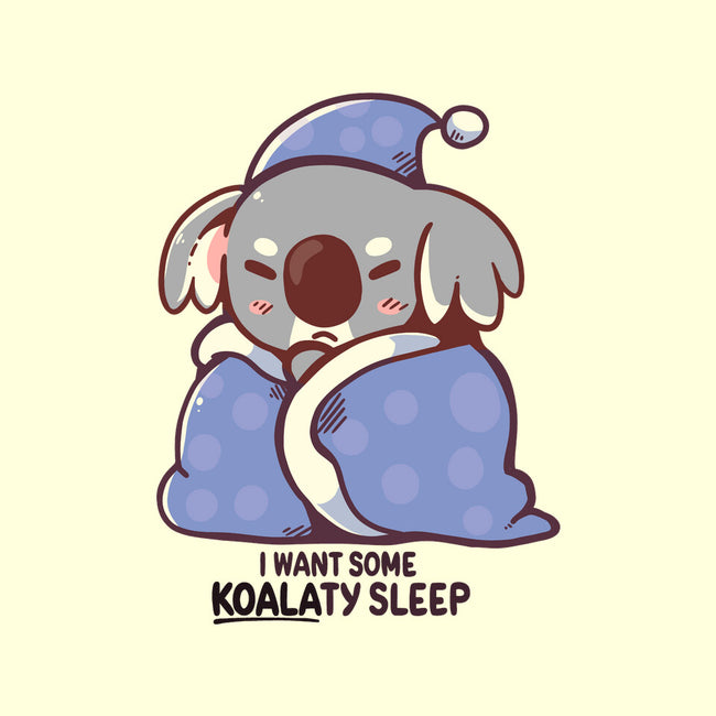 I Want Some Koalaty Sleep-none polyester shower curtain-TechraNova