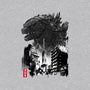Godzilla Sumi-e-youth basic tee-DrMonekers