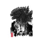 Godzilla Sumi-e-baby basic tee-DrMonekers