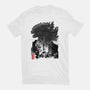 Godzilla Sumi-e-youth basic tee-DrMonekers