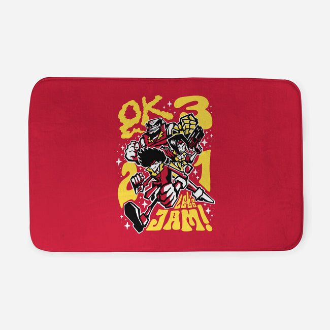 Cowboy Jam-none memory foam bath mat-demonigote