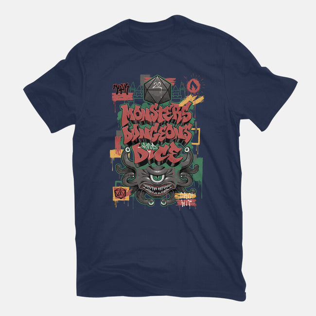 RPG Graffiti-womens fitted tee-Studio Mootant