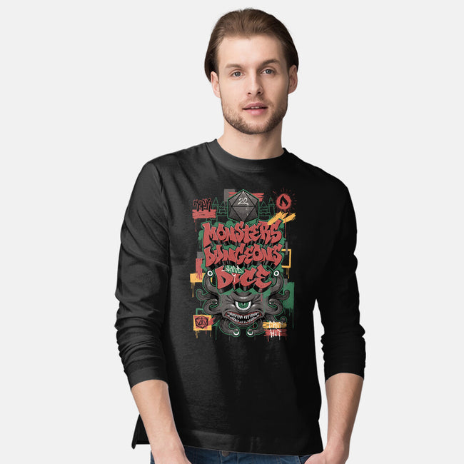 RPG Graffiti-mens long sleeved tee-Studio Mootant