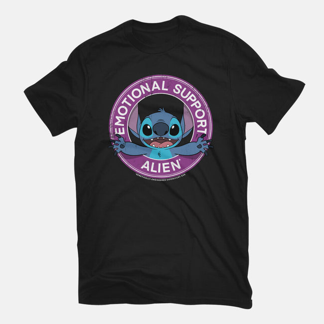 Emotional Support Alien-youth basic tee-drbutler
