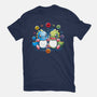 Twin Dragons-womens basic tee-Vallina84