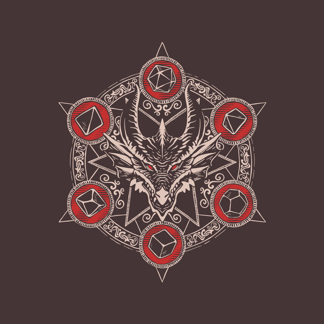 Dragon's Magic Circle-none stretched canvas-marsdkart