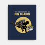 The Adventures Of Din Djarin-none stretched canvas-joerawks
